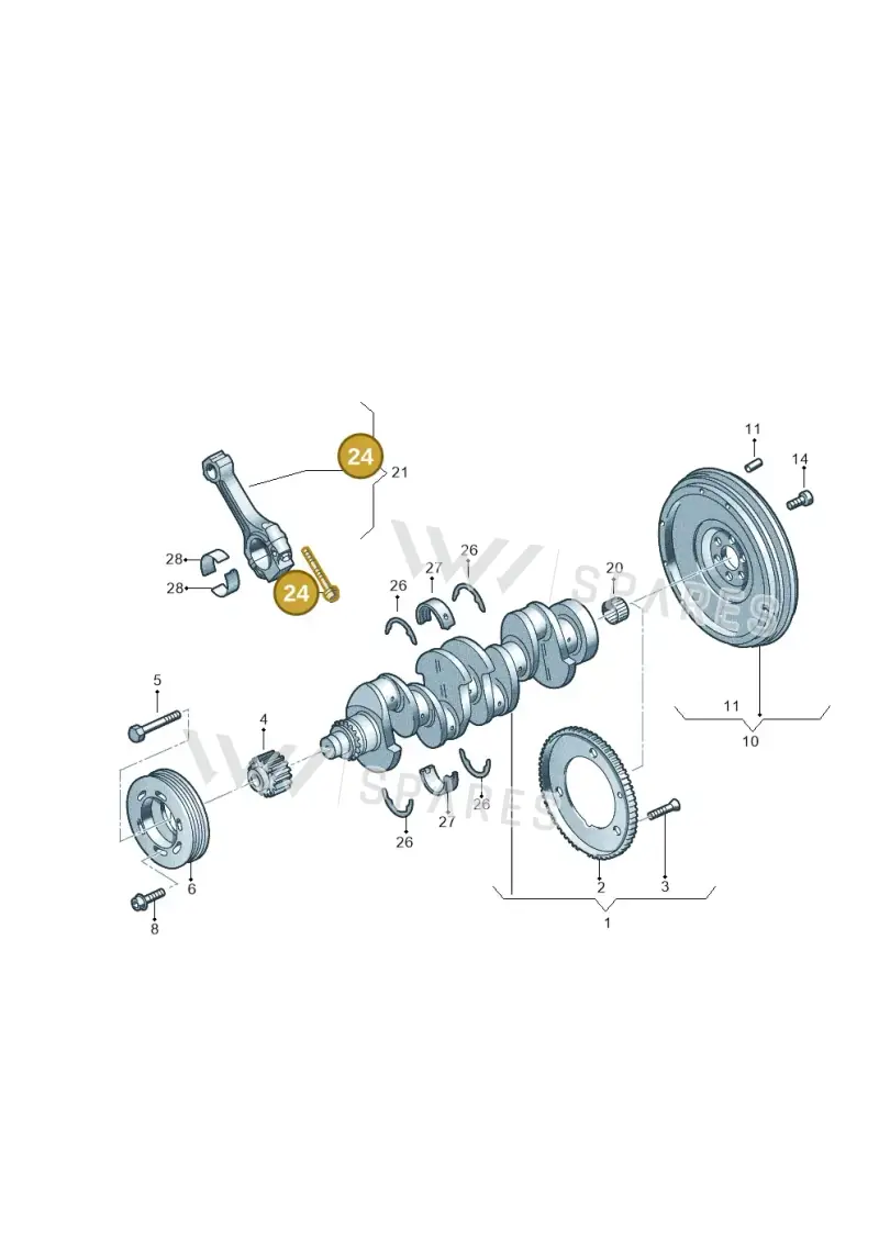 050105425A — SEAT Altea XL Reference (2013-2013) diagram 777105000, position 24