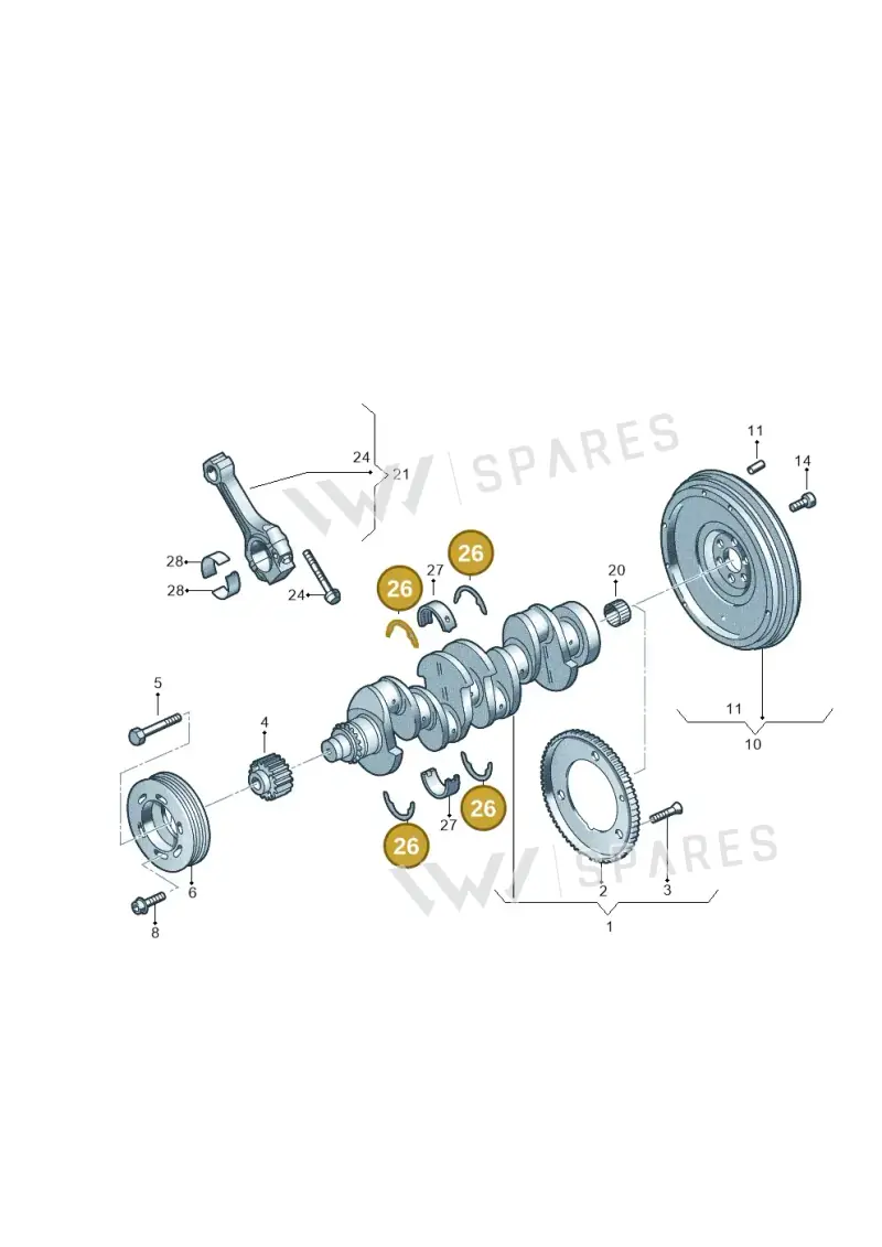 050105637 — SEAT Altea XL Reference (2013-2013) diagram 777105000, position 26