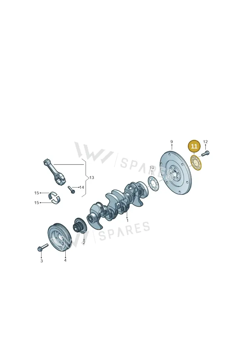 051105301 — SEAT Leon style (2019-) diagram 62x105031, position 11