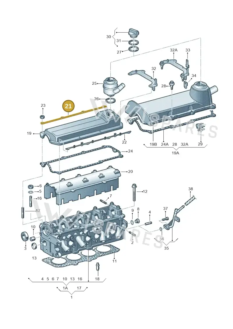 056103591 — SEAT TOLEDO/LEON/LEON-4 (2001-2006) diagram 266103450, position 21