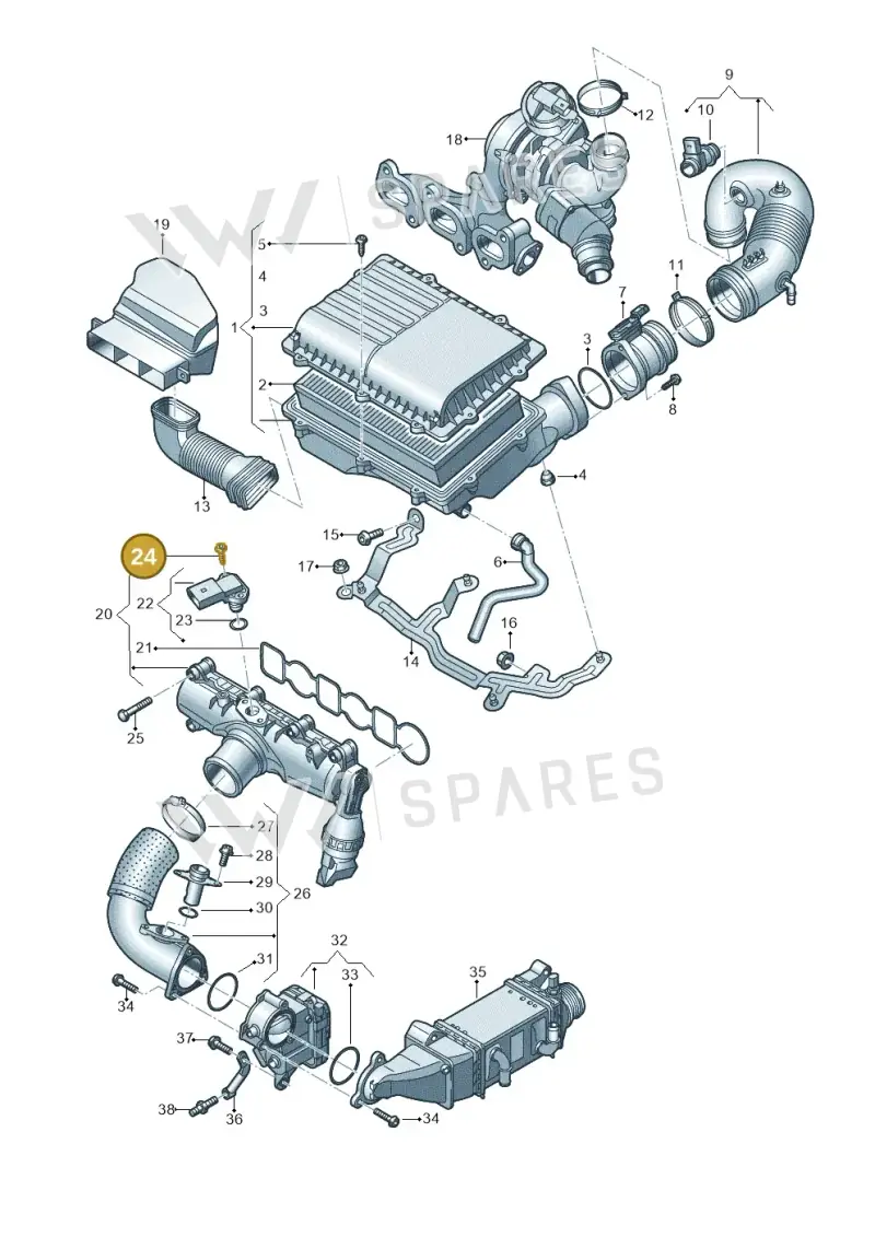 058133479A — SEAT Ibiza Stylance (2015-) diagram 773129000, position 24