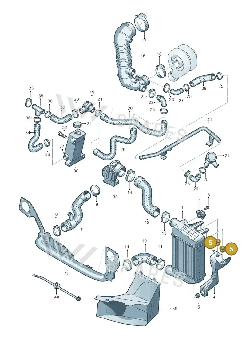 058145824A — SEAT Exeo ST Reference (2008-2011) diagram 492145850, position 5
