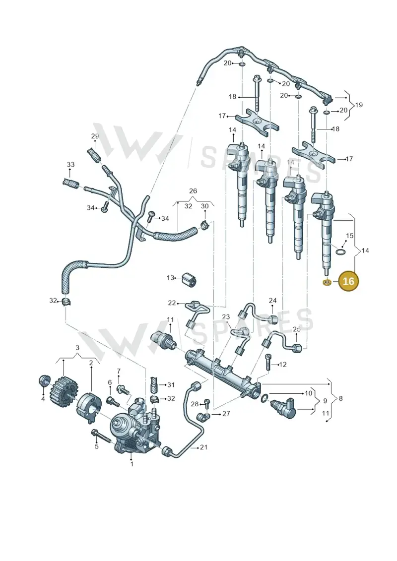 059130519 — SEAT Formentor TSI CUPRA (2020-) diagram 793130020, position 16