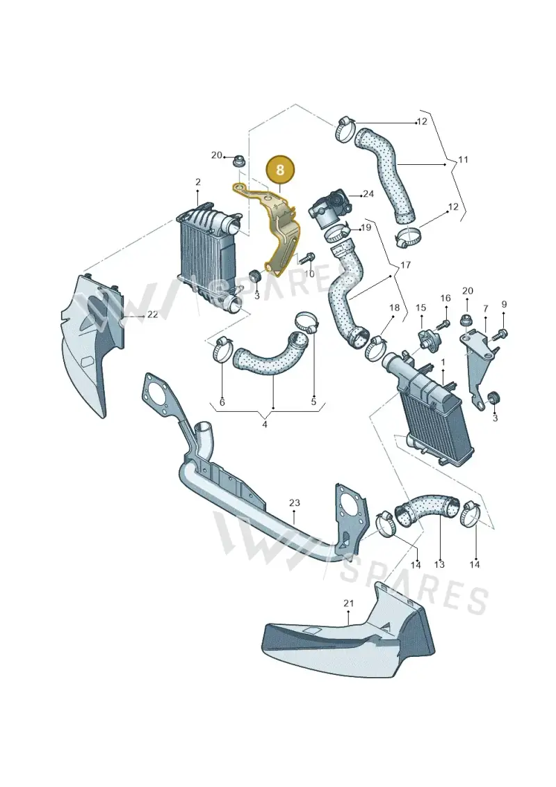 059145814B — SEAT Exeo ST Reference (2008-2011) diagram 454145860, position 8