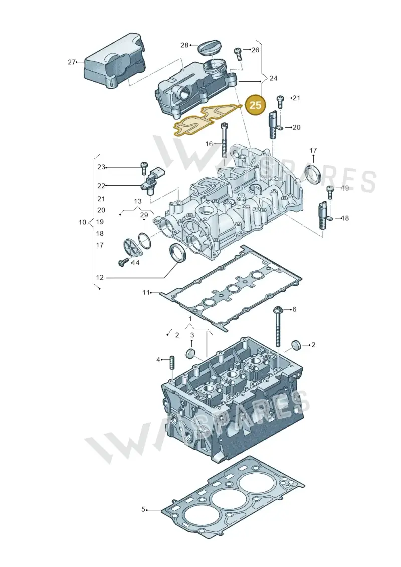 05C103517 — SEAT Leon style (2019-) diagram 5h0103040, position 25