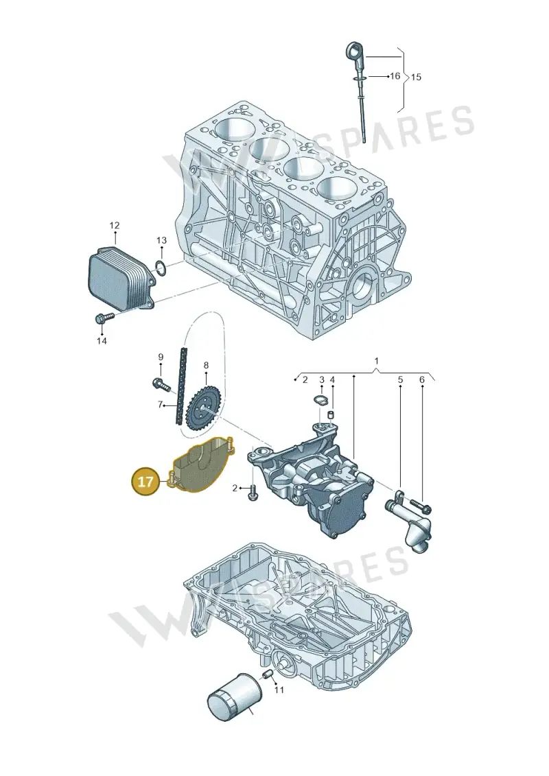 05C103669E — SEAT Leon style (2019-) diagram 813115040, position 17