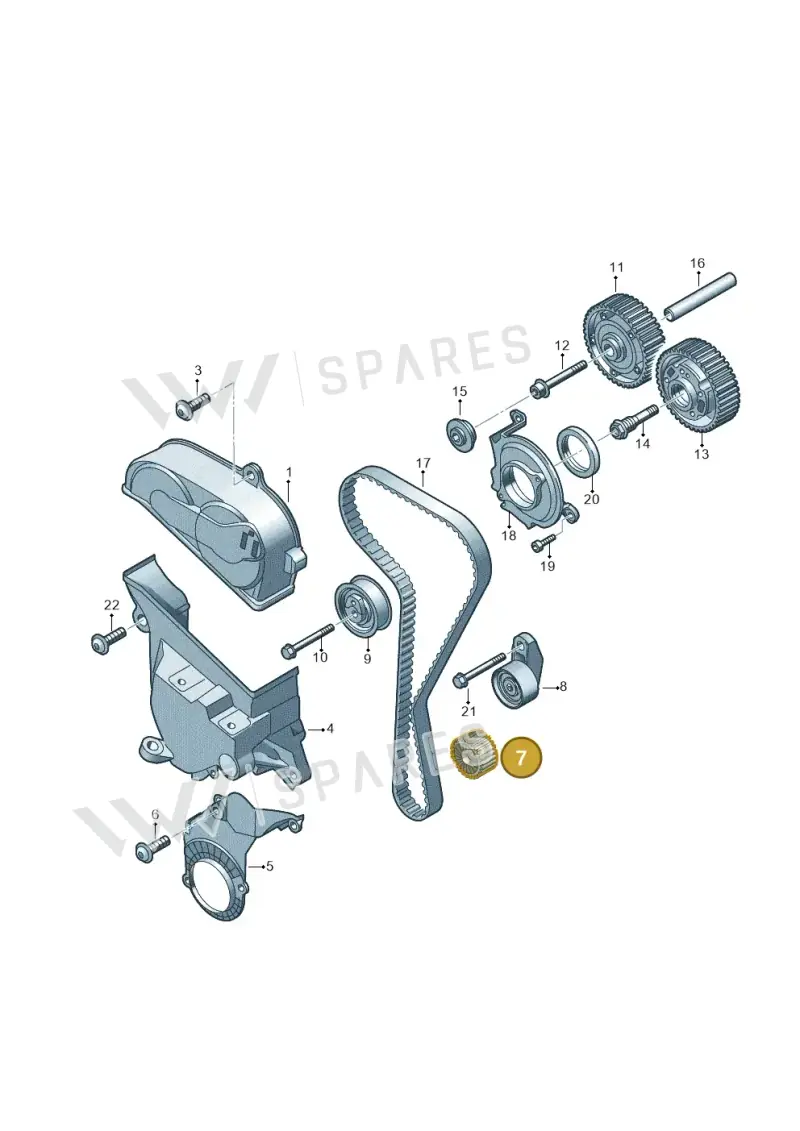 05C105263B — SEAT Arona FR (2017-) diagram 2f0109302, position 7