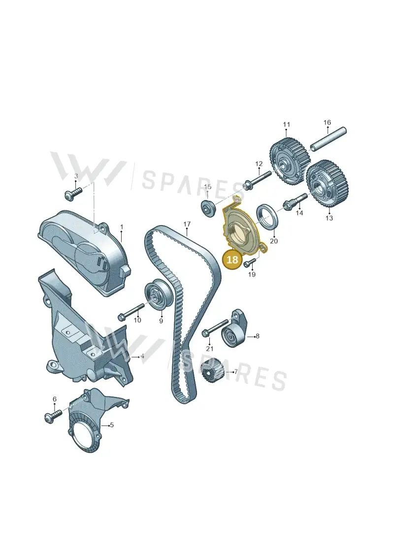 05C109093C — SEAT Leon style (2019-) diagram 837109053, position 18