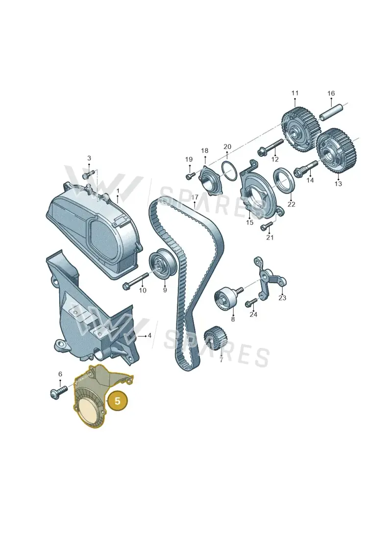 05C109175 — SEAT Leon style (2019-) diagram 827109570, position 5