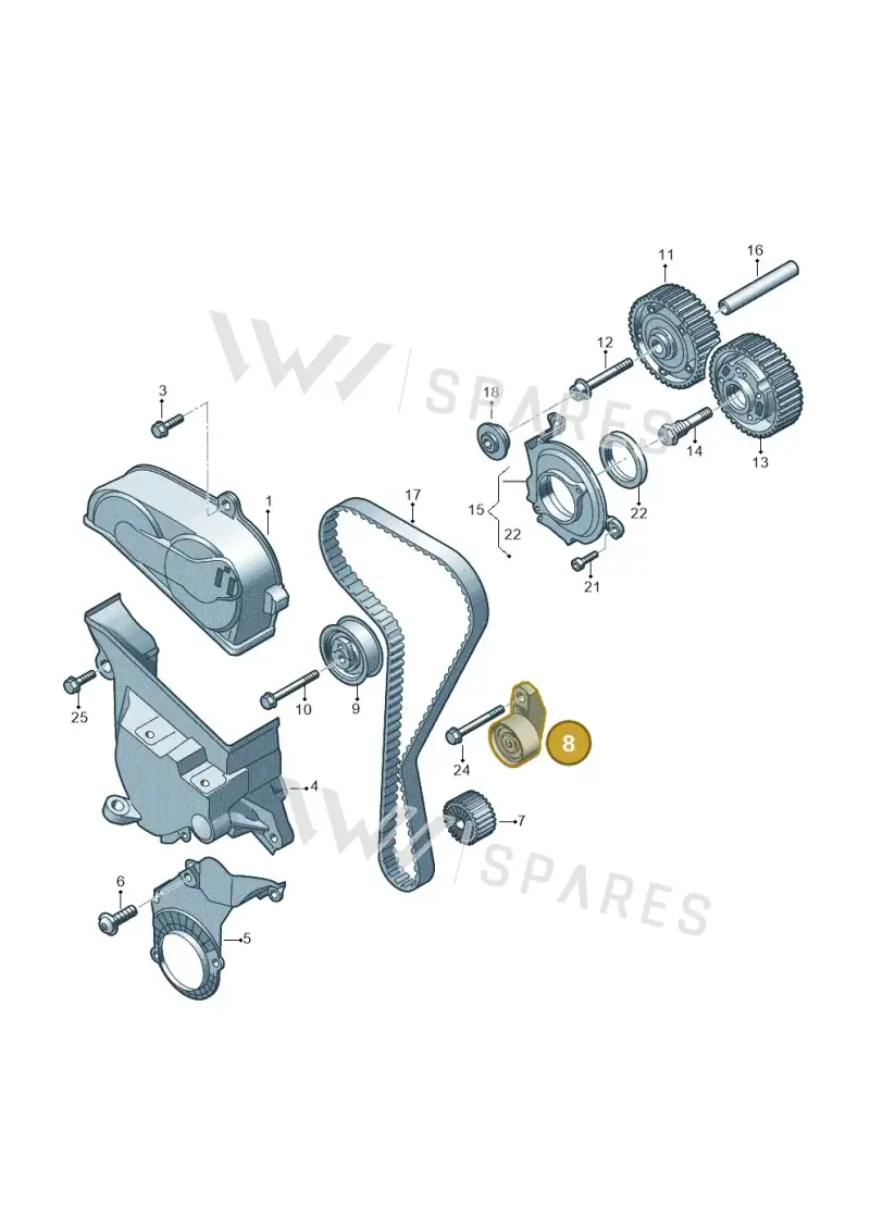 05C109244A — SEAT Leon style (2019-) diagram 813109050, position 8