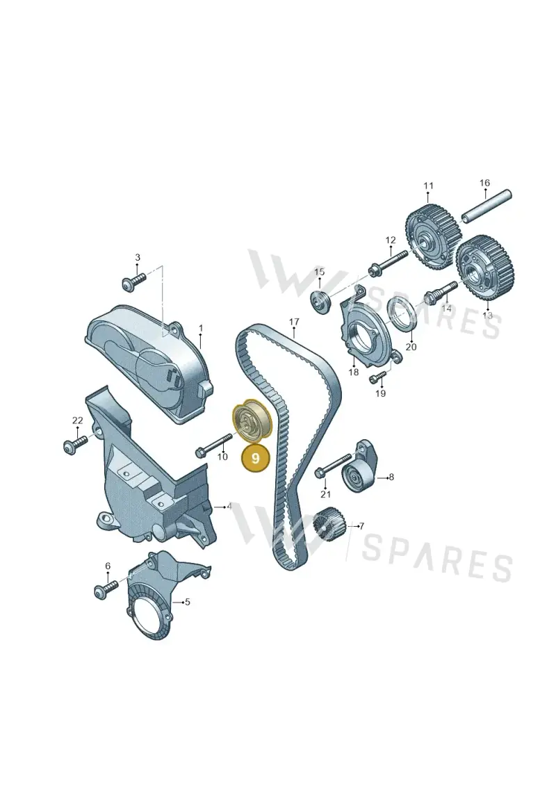 05C109479A — SEAT Arona FR (2017-) diagram 2f0109302, position 9