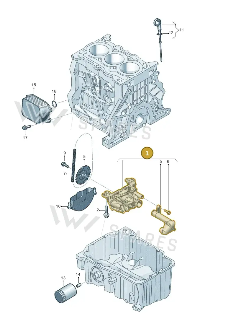 05C115103 — SEAT Leon style (2019-) diagram 5h0115002, position 1
