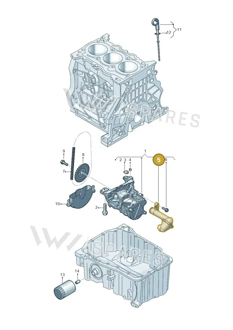 05C115251 — SEAT Ibiza FR (2017-) diagram 837115002, position 5