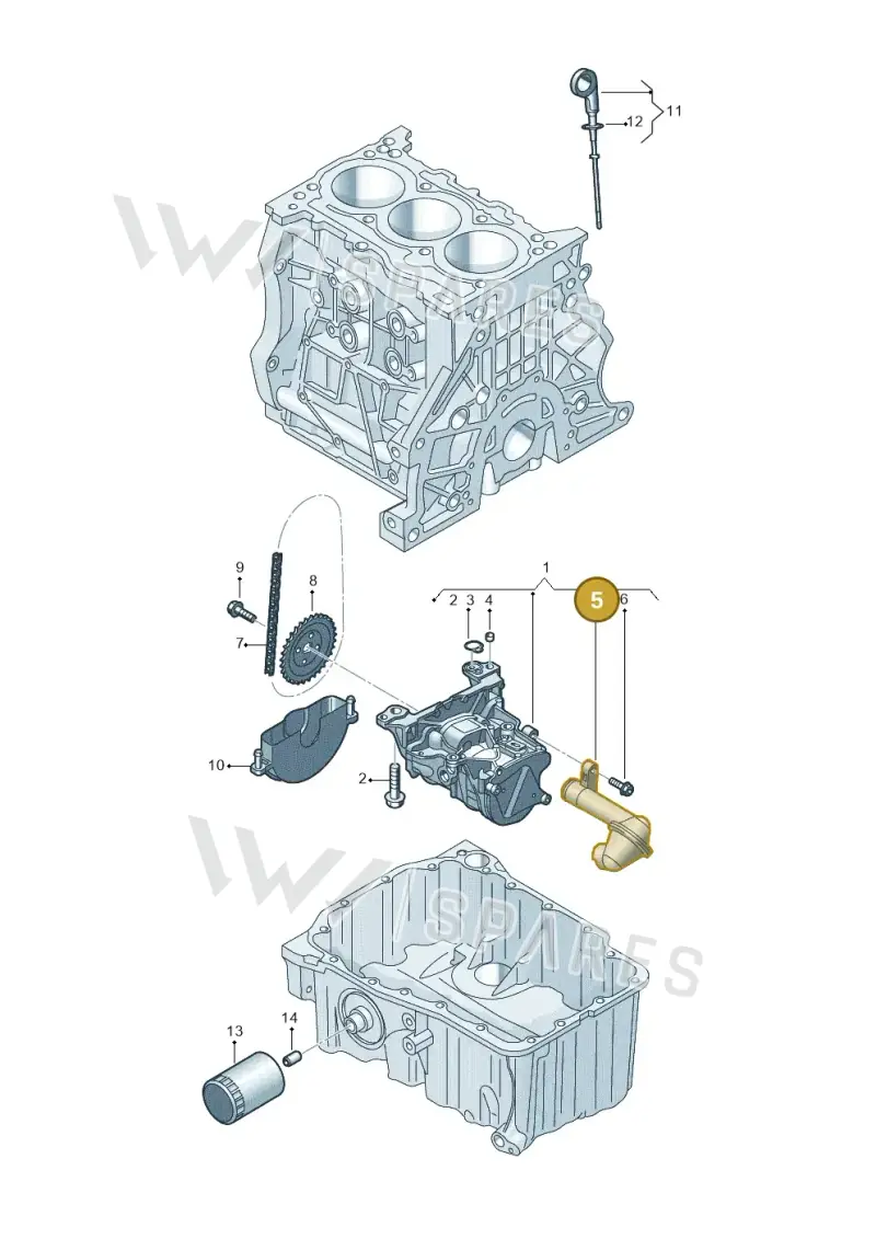 05C115251B — SEAT Ateca Style (2016-) diagram 837115002, position 5