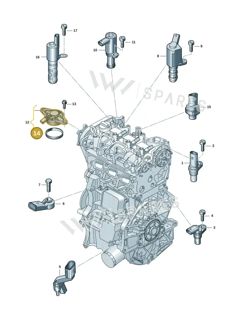 05C906145A — SEAT Arona FR (2017-) diagram 907601007, position 14