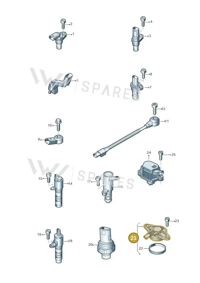 05C906423A — SEAT Arona FR (2017-) diagram 837906300, position 21