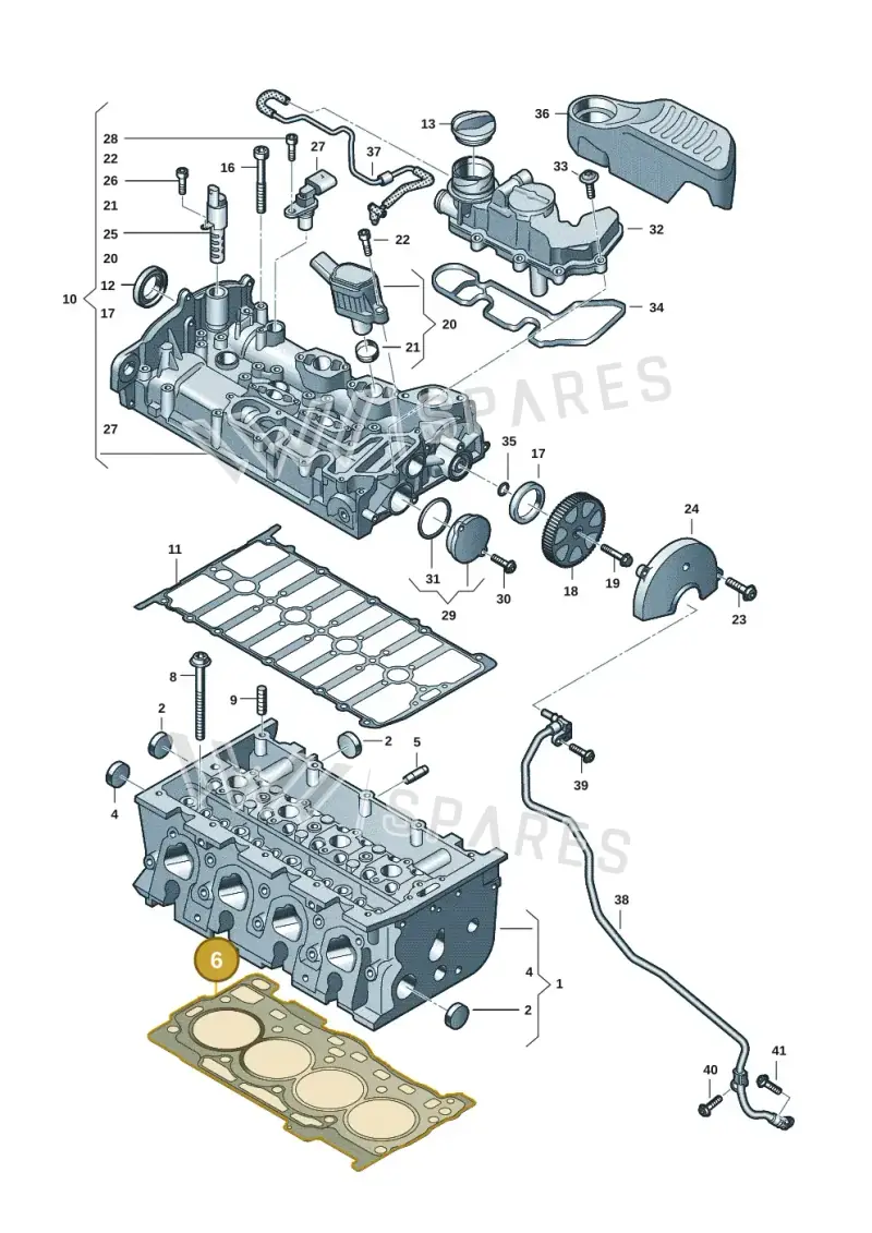 05E103383 — SEAT Formentor TSI CUPRA (2020-) diagram 3j0103340, position 6