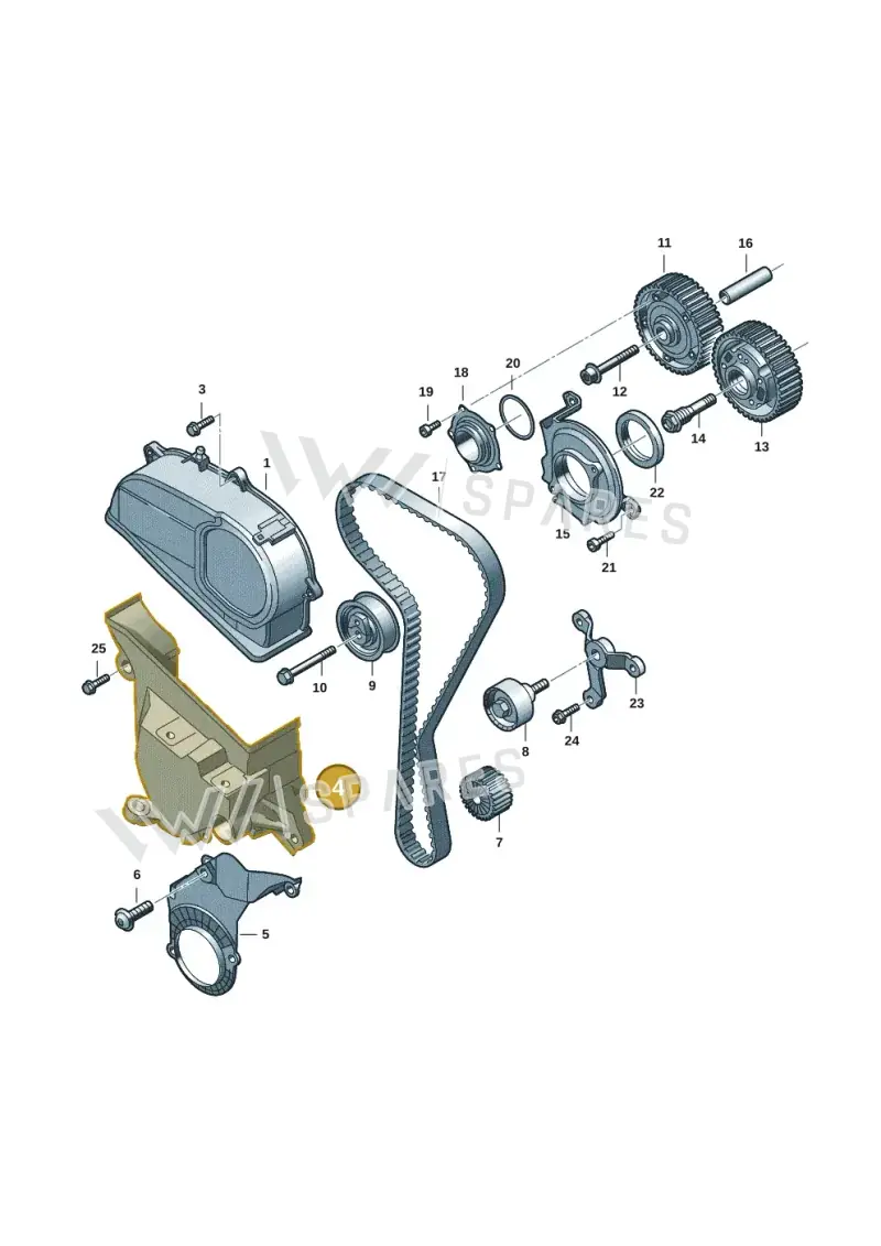 05E199275D — SEAT Formentor TSI CUPRA (2020-) diagram 2ka109010, position 4