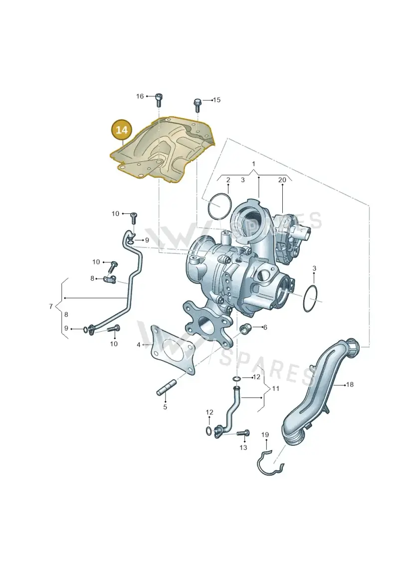 05E253041F — SEAT Leon style (2019-) diagram 827145251, position 14