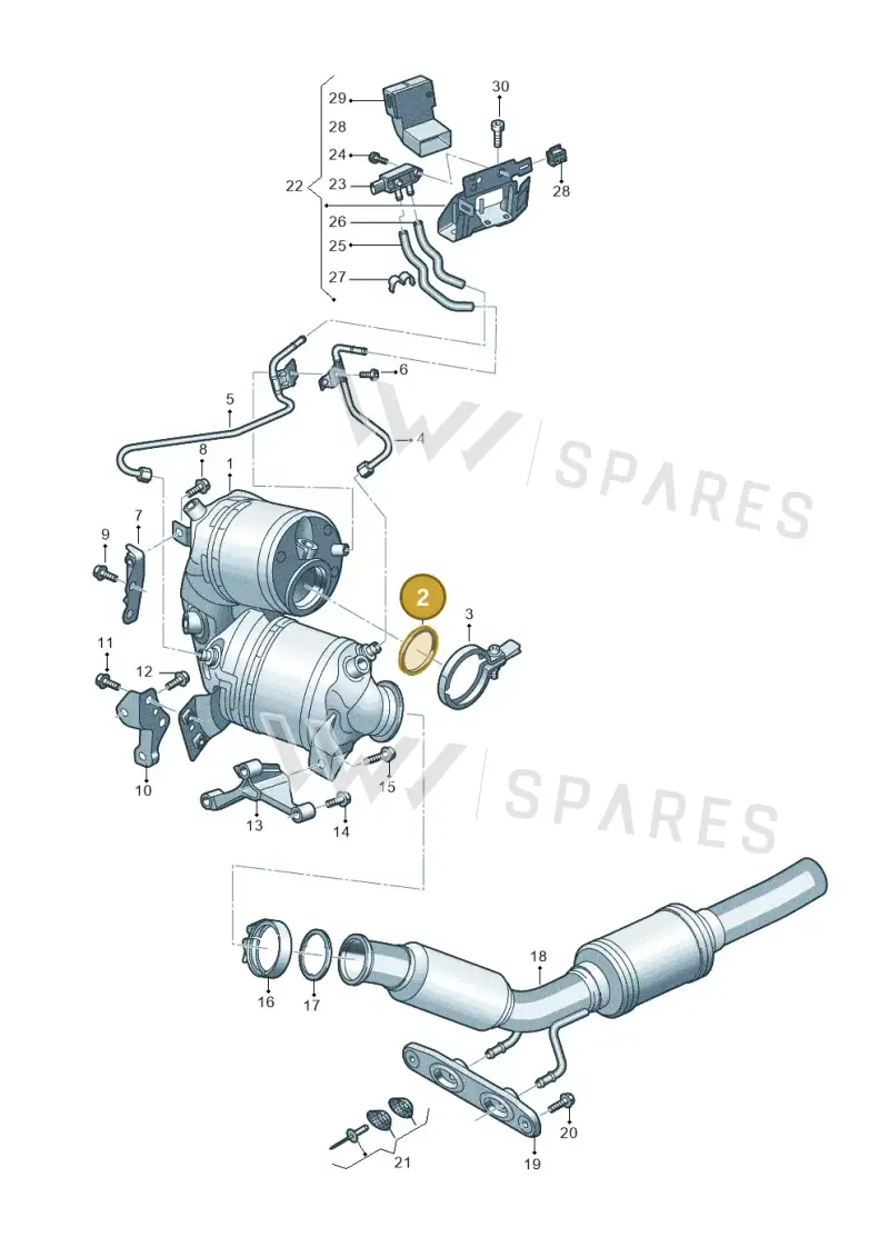 05E253115 — SEAT Leon style (2019-) diagram 884253030, position 2