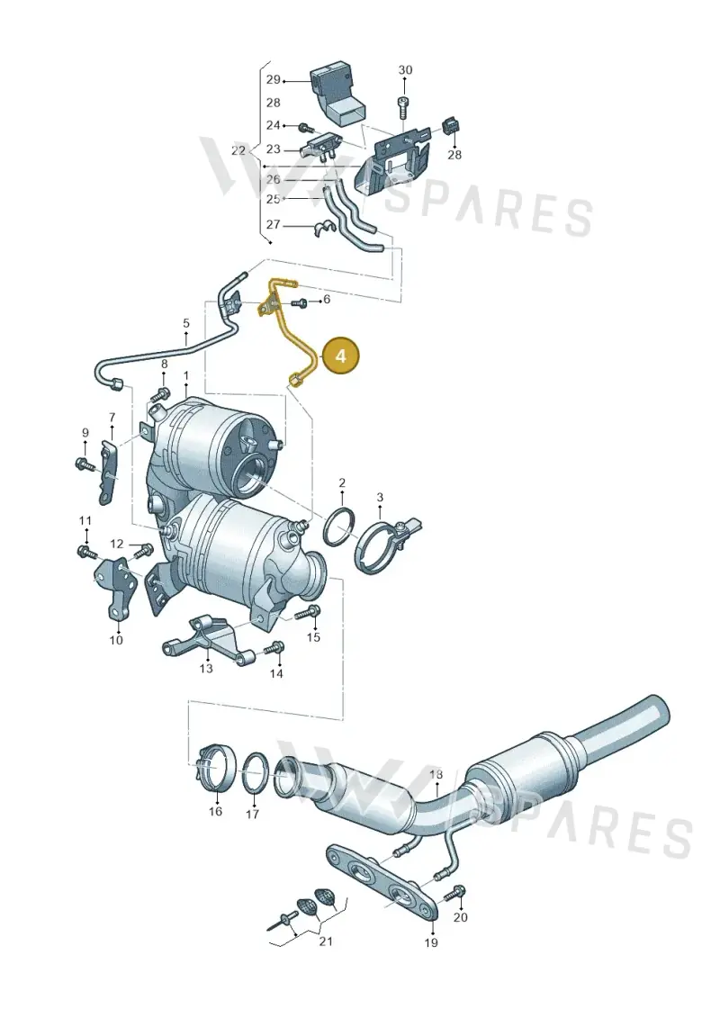 05E253574L — SEAT Leon style (2019-) diagram 884253030, position 4