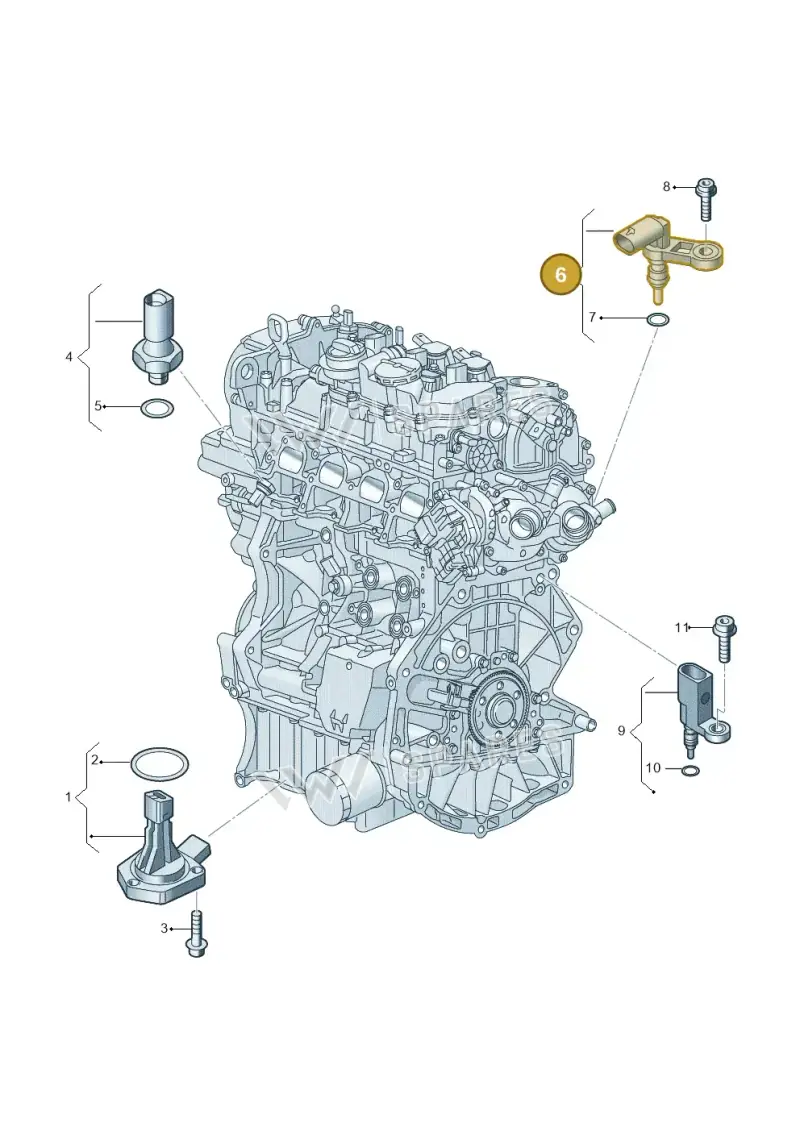 05E919501 — SEAT Formentor TSI CUPRA (2020-) diagram 907660006, position 6