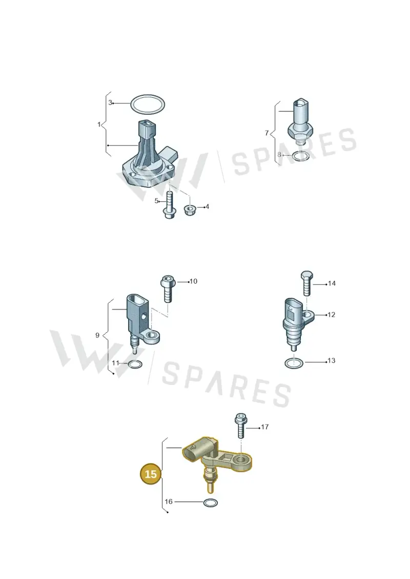 05E919501E — SEAT Arona FR (2017-) diagram 827919400, position 15