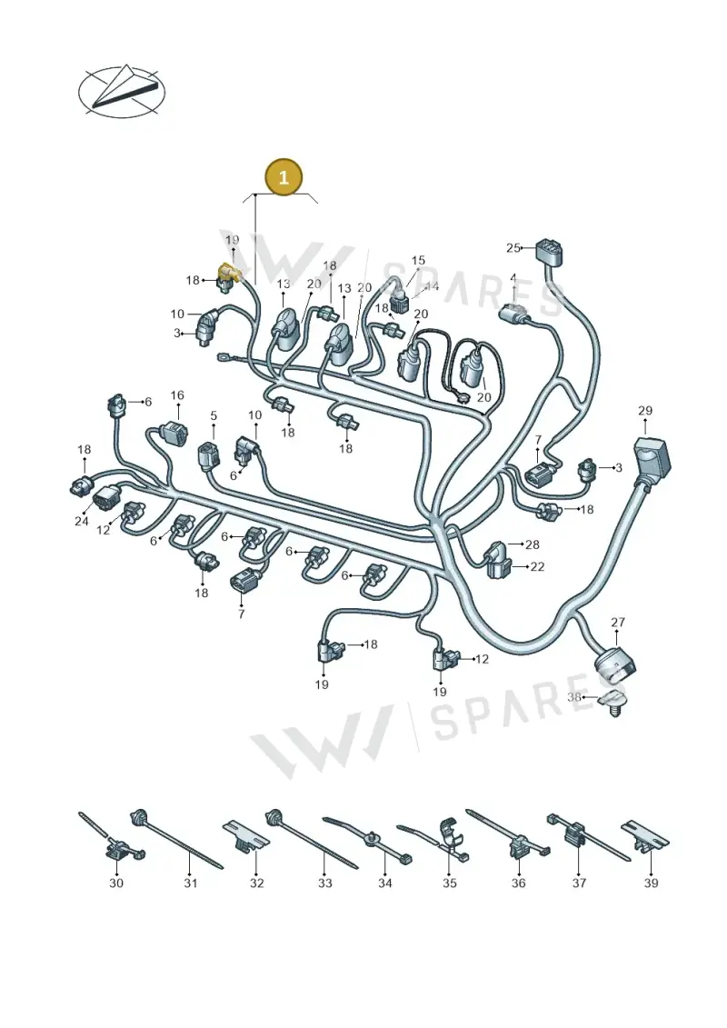 05E972610B — SEAT Formentor TSI CUPRA (2020-) diagram 5h0971010, position 1