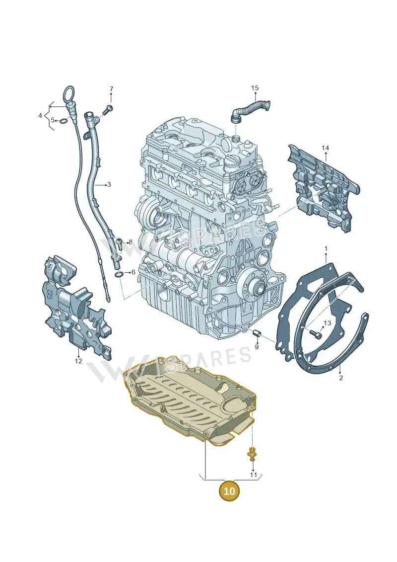 05L103660 — SEAT Formentor TSI CUPRA (2020-) diagram 793103950, position 10