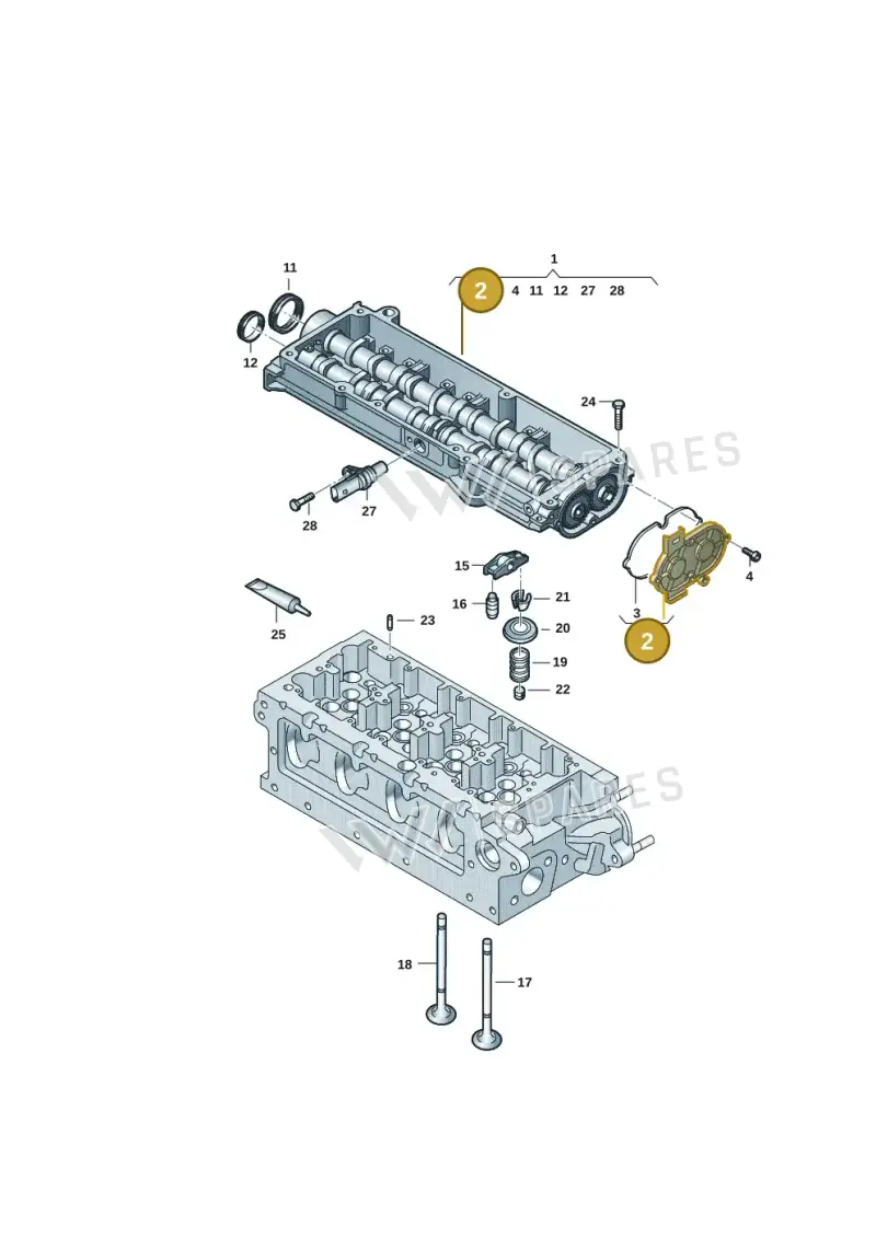 05L109283A — SEAT Leon style (2019-) diagram 884109045, position 2