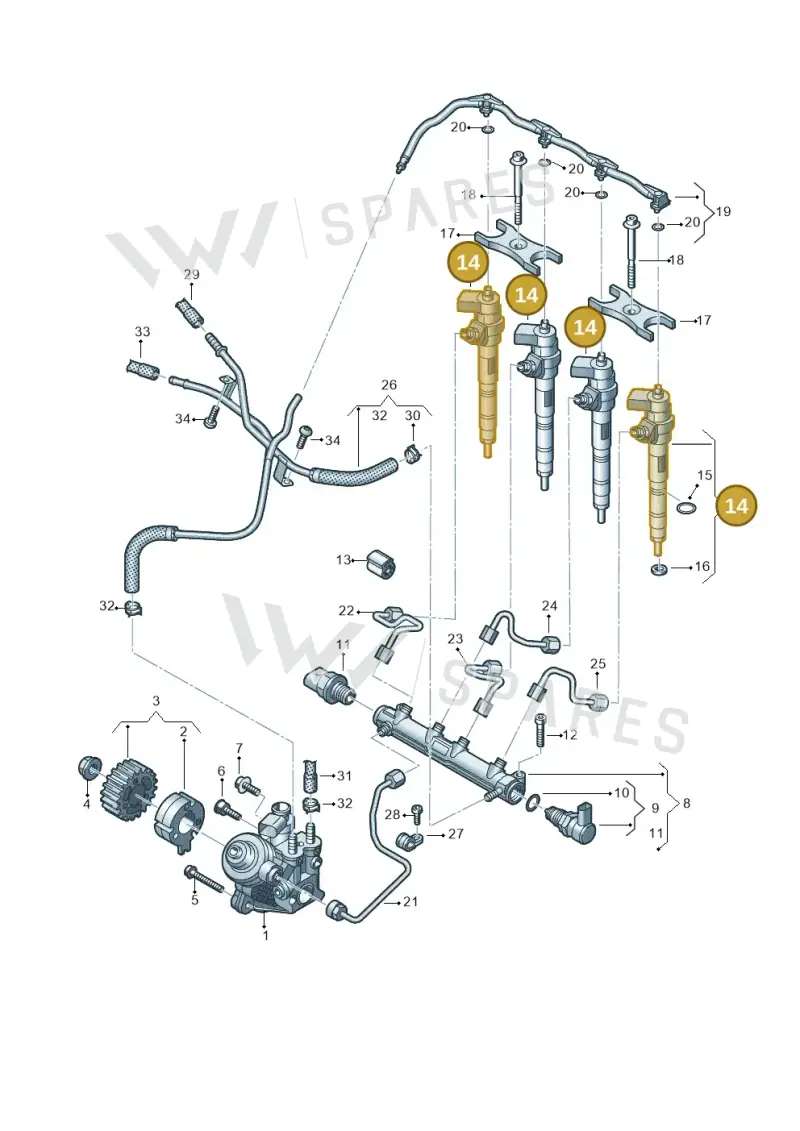 05L130277E — SEAT Formentor TSI CUPRA (2020-) diagram 793130020, position 14