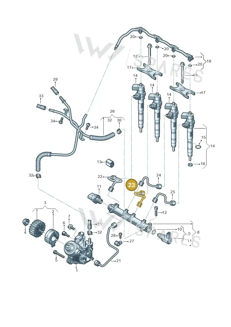 05L130302A — SEAT Formentor TSI CUPRA (2020-) diagram 793130020, position 23