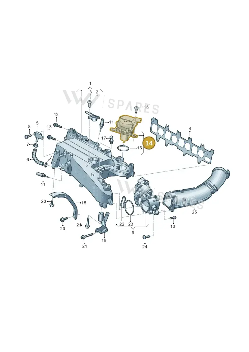 05L131501M — SEAT Formentor TSI CUPRA (2020-) diagram 793129090, position 14