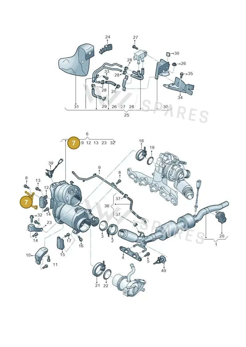 05L131582J — SEAT Formentor TSI CUPRA (2020-) diagram 793253054, position 7