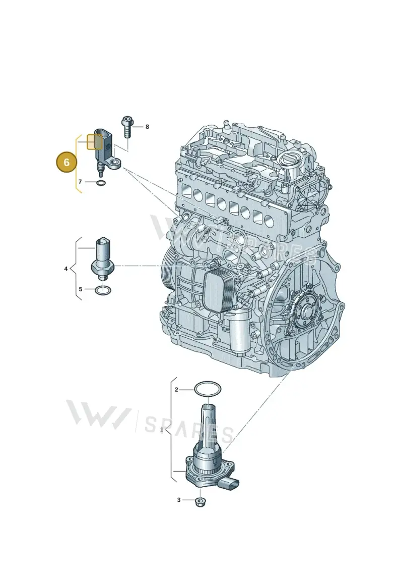 05L919501B — SEAT Formentor TSI CUPRA (2020-) diagram 907660009, position 6