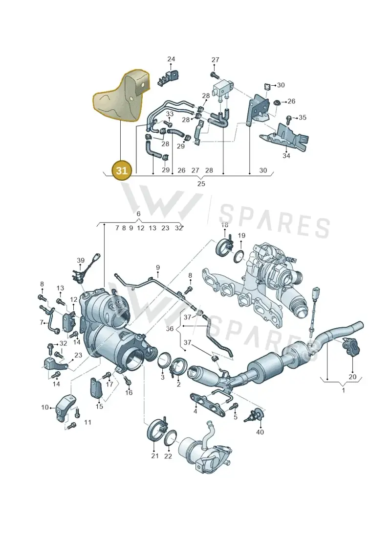 05L971461C — SEAT Leon style (2019-) diagram 793253054, position 31