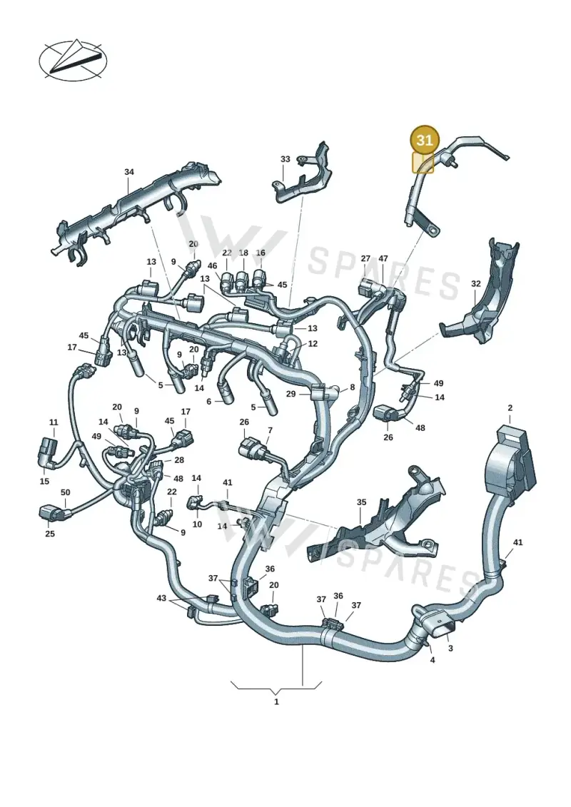 05L971824E — SEAT Formentor TSI CUPRA (2020-) diagram 5h0971016, position 31