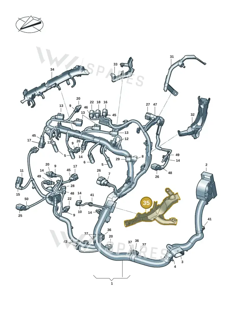 05L971824F — SEAT Formentor TSI CUPRA (2020-) diagram 5h0971016, position 35