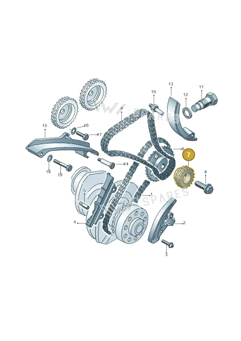 066109570 — SEAT TOLEDO/LEON/LEON-4 (1998-2001) diagram 121109800, position 7