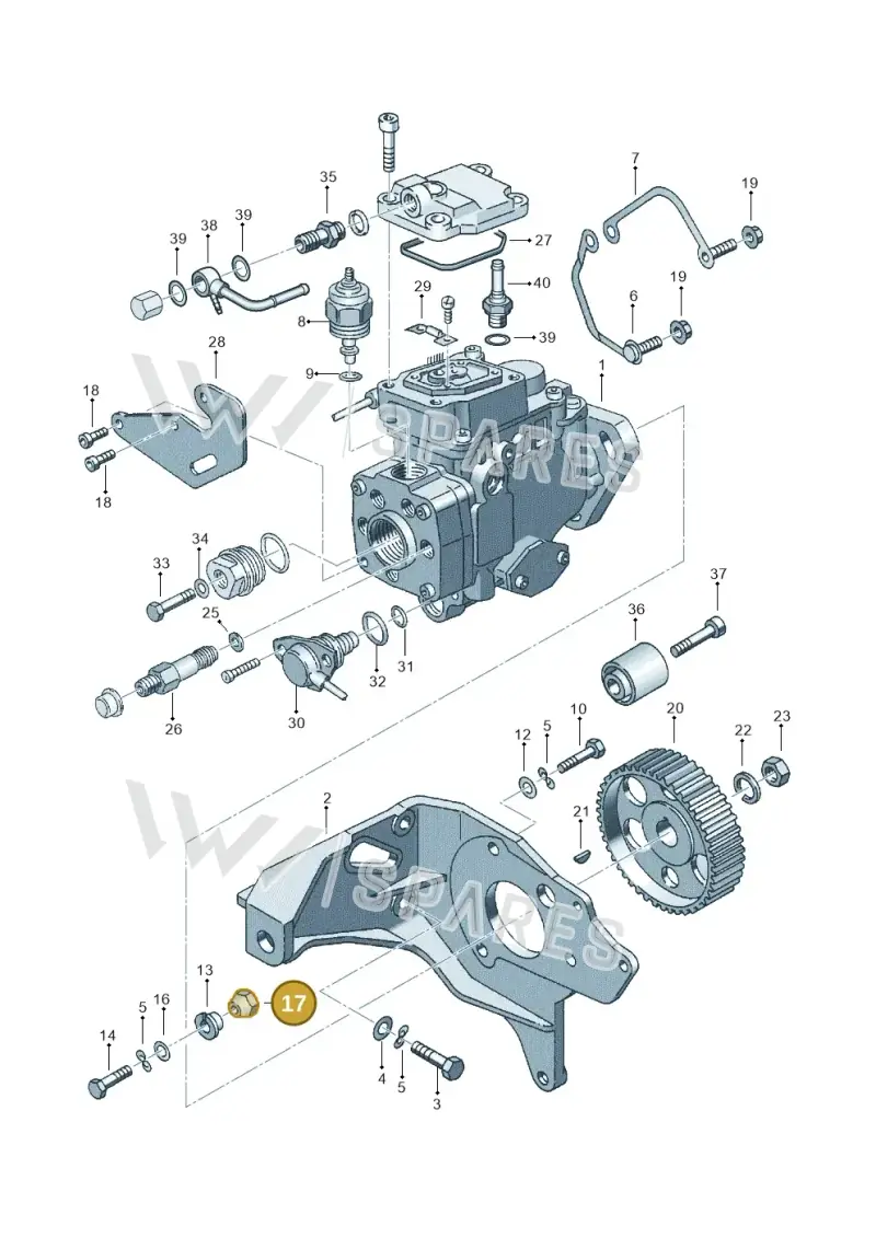 068130197 — SEAT AROSA (2003-2004) diagram 121130200, position 17