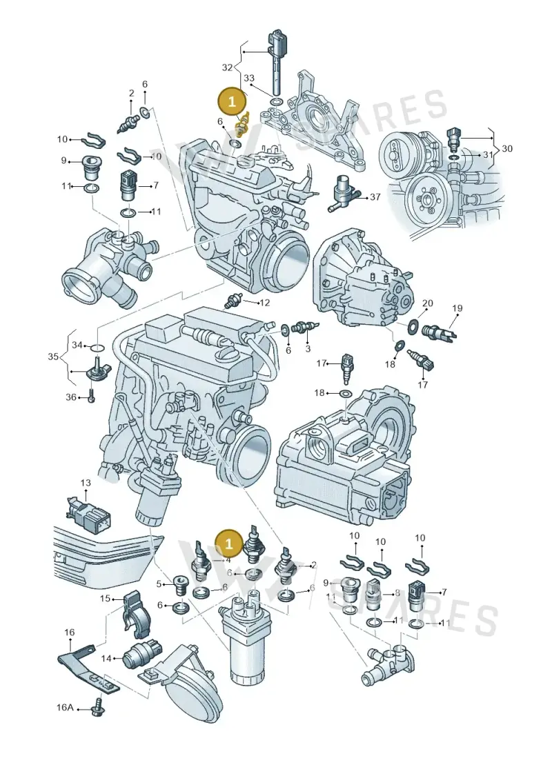 068919081C — SEAT Ibiza/Cordoba (SEAT) (1992-1996) diagram 121919600, position 1