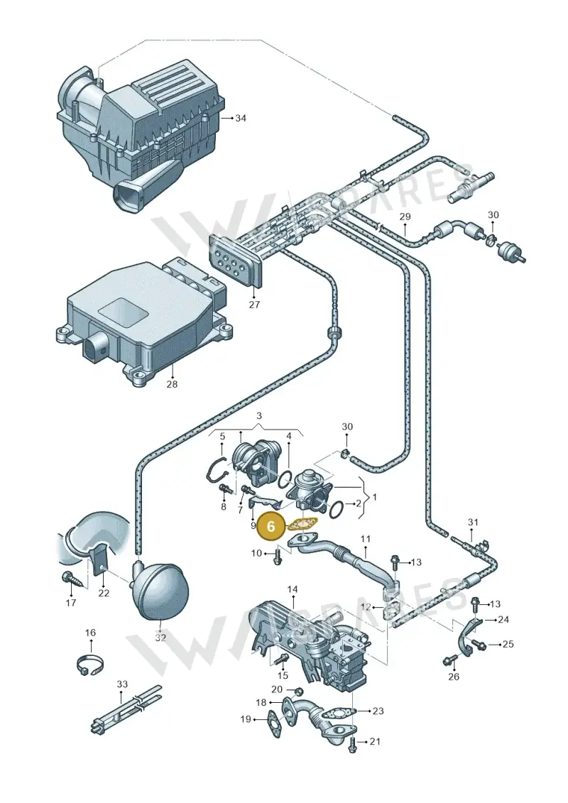 069131547D — SEAT Leon Stylance (2010-2012) diagram 409131600, position 6