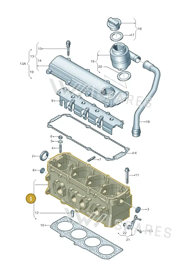 06A103351AA — SEAT Altea XL Reference (2013-2013) diagram 209103470, position 1