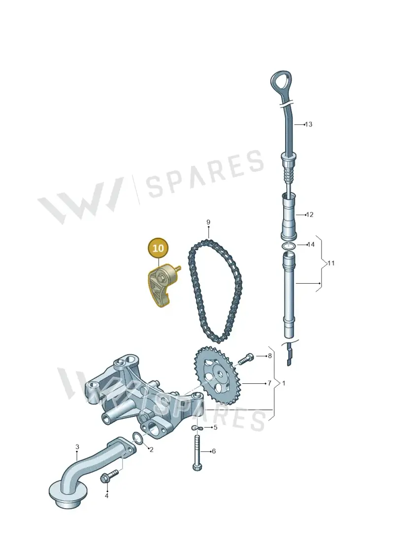 06A115130B — SEAT Alhambra (2006-2010) diagram 194115100, position 10