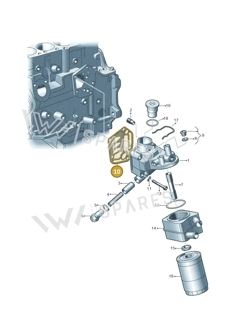 06A115441J — SEAT Ibiza Reference (2012-2012) diagram 194115500, position 10