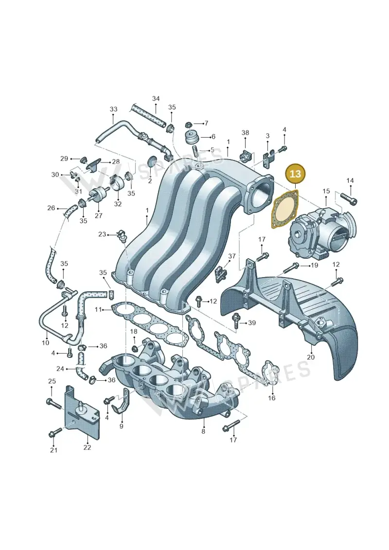06A129748A — SEAT Ibiza Reference (2012-2012) diagram 194133270, position 13