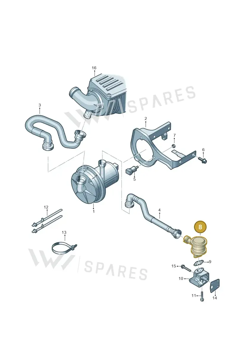 06A131351F — SEAT Altea XL Reference (2013-2013) diagram 649131000, position 8
