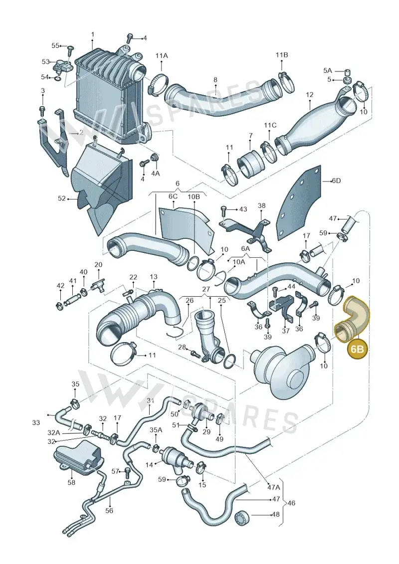 06A145832M — SEAT IBIZA                  06> (2005-) diagram 194145750, position 6B