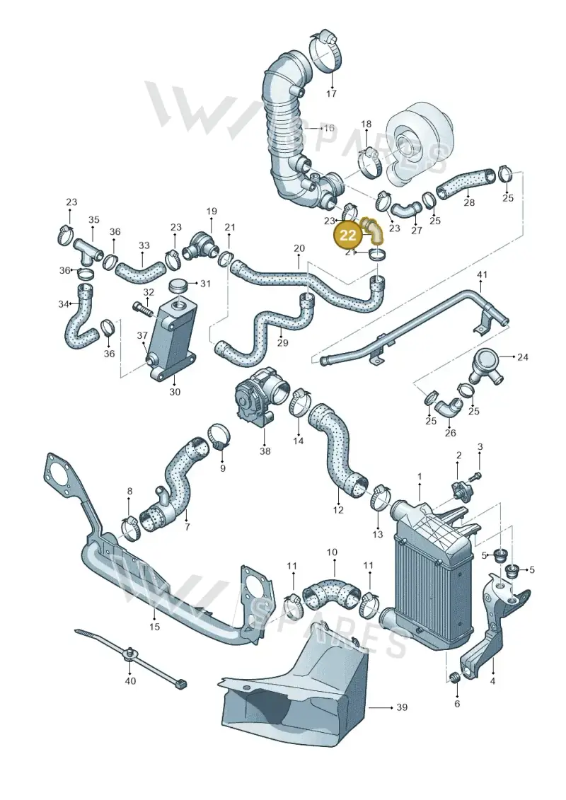06B133989A — SEAT Exeo ST Reference (2008-2011) diagram 492145850, position 22