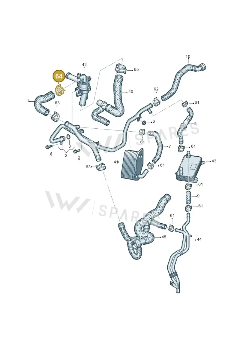 06B145917 — SEAT Formentor TSI CUPRA (2020-) diagram 858121320, position 64
